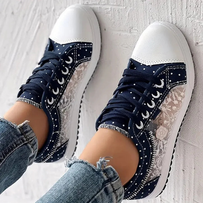 CARO | ZAPATILLAS ELEGANTES PARA MUJER CON DETALLES FLORALES
