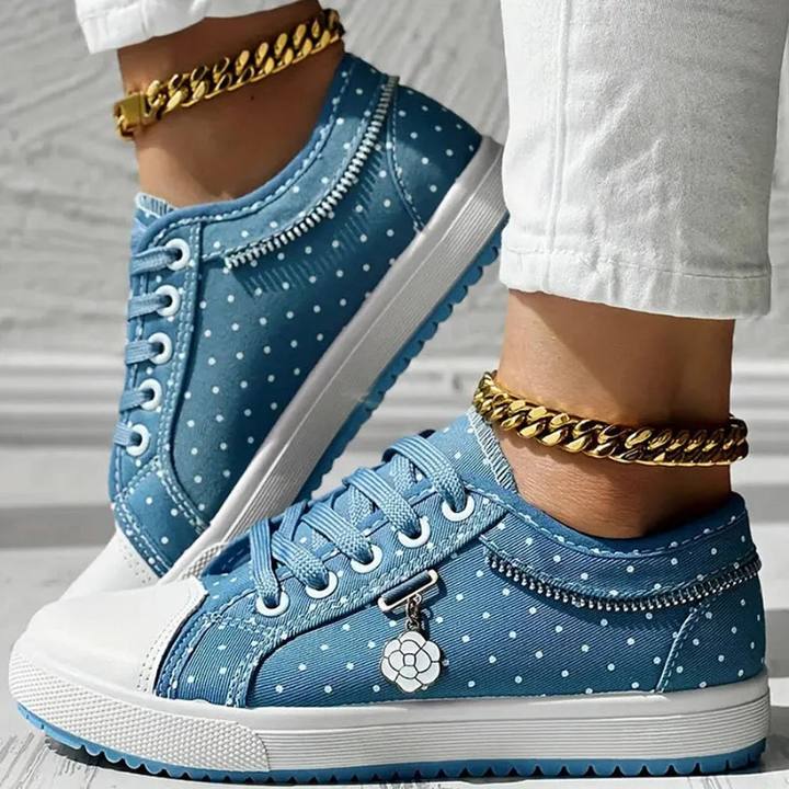 CARO | ZAPATILLAS ELEGANTES PARA MUJER CON DETALLES FLORALES