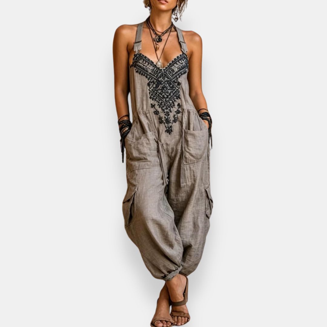 Erminilde | Mono bohemio bordado