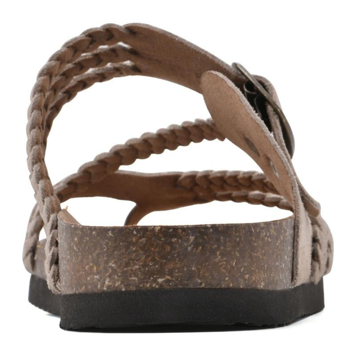 Sandalias de corcho trenzado