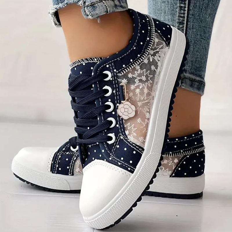 CARO | ZAPATILLAS ELEGANTES PARA MUJER CON DETALLES FLORALES