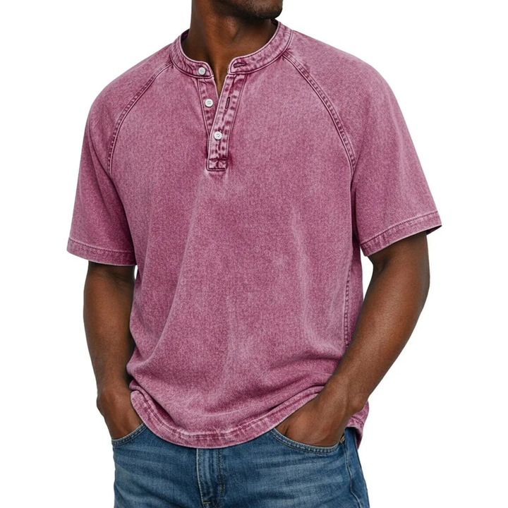 Kylian | Estilo Henley marino