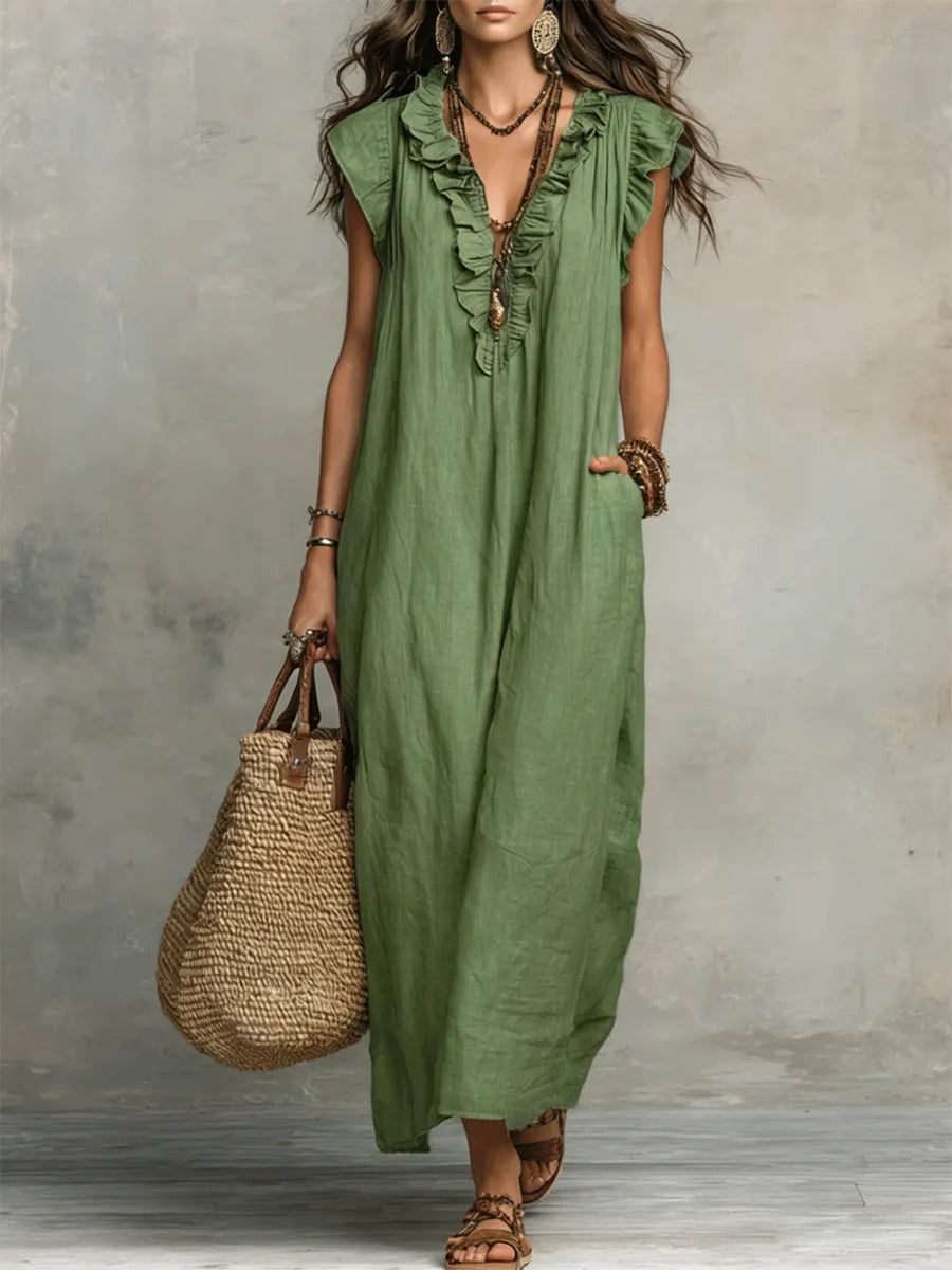 Isabel | Vestido Largo Bohemio